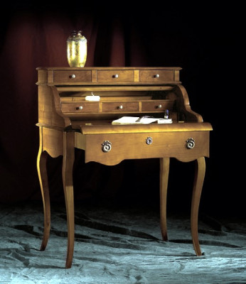 Baroque Desk Office Table Noble Wood Tables Rococo Antique Style Furniture Italy