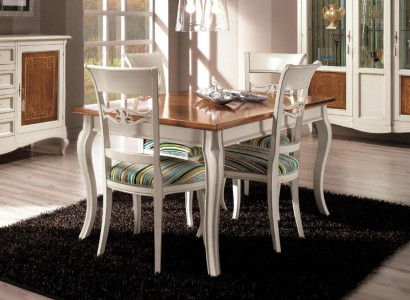 Dining table + 4x Chairs Chair Dining room Set Dining set Modern Table Tables Suite