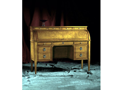 Tables Desk Office Table Noble Wood Baroque Rococo Antique Style Furniture Furniture