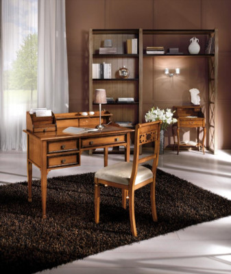 Wooden table Chair Tables 2pcs Furnishings Real wood Office Desk Armchair Table