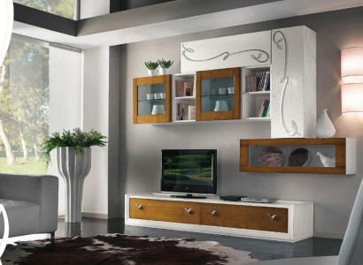 TV Wall Wall unit extension wall Living room Furniture luxury TV cabinet wall units Wardrobe Shelf