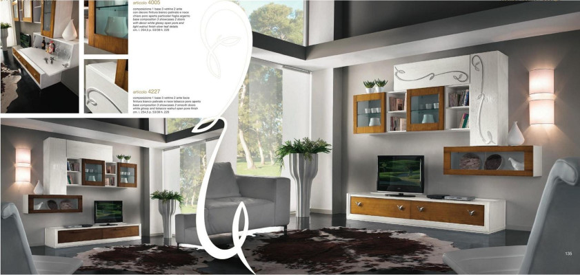 TV Wall Wall unit extension wall Living room Furniture luxury TV cabinet wall units Wardrobe Shelf