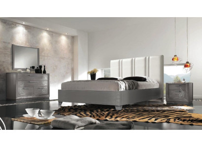 Bedroom Bed Bedside table Beds Group Double beds Bed frame set 3 pieces. new