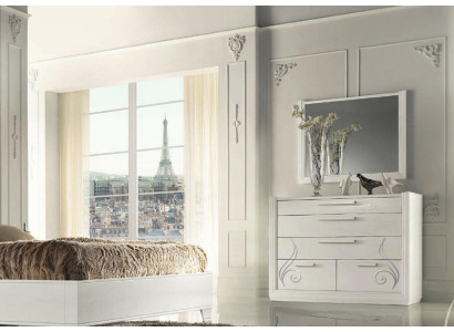 Chest of drawers Mirror Chests of drawers Wood Modern Cabinets Console Cabinets Italy Set 2pcs.