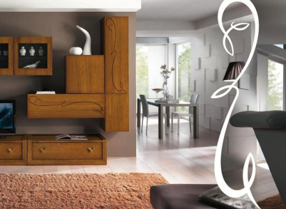 TV-cabinet wall cabinet Shelf Living room TV Wood Cabinets Display case Wall Shelves Italy new
