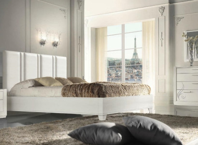 Bedroom Bed Bedside table Group Beds Luxury Bed Frame Wood Design Set 3pcs