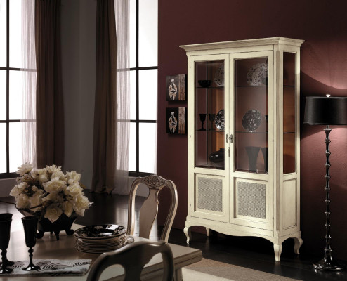Display case Wood Luxury Cabinets Classic Sideboard Design Furniture Italian Brown