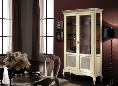 Display case Wood Luxury Cabinets Classic Sideboard Design Furniture Italian Brown