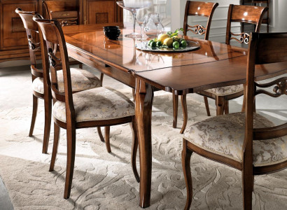 Table Wooden table Baroque Rococo Dining room Royal Dining table Classic r Tables