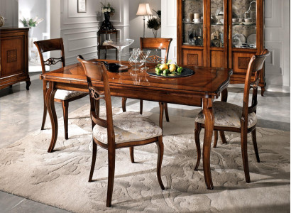 Dining room Chairs Luxury 4x Armchair Chair Wood Brown Chairs Living room Furniture Group