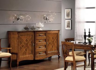 Buffet Chest of drawers Sideboard Sideboard Drawer Display case Living room Wood Chests of drawers new