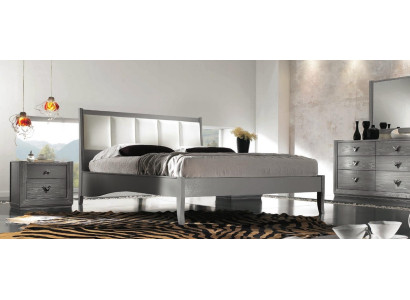 Bedroom Bed Bedside table Beds Wood Group Double Design Suite Set 3pcs.