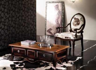 Classic r Coffee table Table Living room Tables Baroque Wood Coffee tables Solid