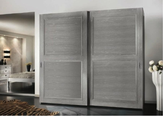 Wardrobe Wardrobe with Sliding Doors Cabinets Wood Modern Furniture Furnishings