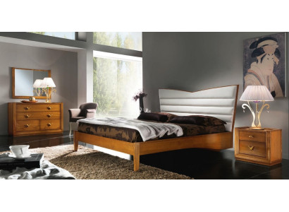 Luxury Set Bedroom Bed Bedside table Double Hotel Beds Upholstery Design 3-piece.