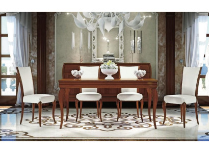 Luxury Dining table Table Tables Dining Wood Modern Design Extendable Dining room Italy