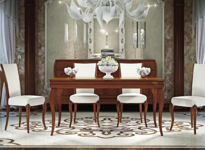 Luxury Dining table Table Tables Dining Wood Modern Design Extendable Dining room Italy