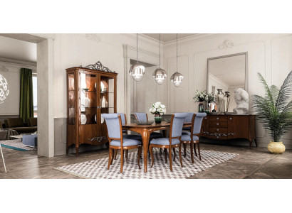 Dining room Set Dining set Table Tables 9 pcs Complete set Dining table 6 Chairs Group