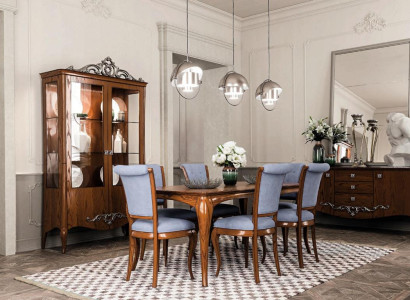 Dining room Set Dining set Table Tables 9 pcs Complete set Dining table 6 Chairs Group