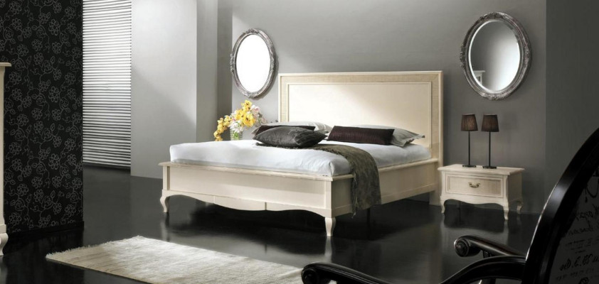 Bedroom Bed Bedside table Double bed Upholstery Beds Set Group Suite 3pcs.