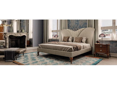 Bed Double bed Solid Wood Bedroom Beds Furniture Vaccari cav giovanni new