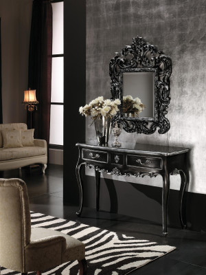 Console Chest of drawers wall table Classic r Consoles Console table with Mirror Luxus