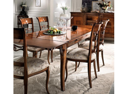 Modern Table Dining room sliding table design natural wood Dining table Real wood Furniture
