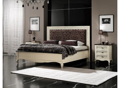 Bedroom Bed Bedside table Double bed Upholstery Beds Set Group Suite 3pcs.
