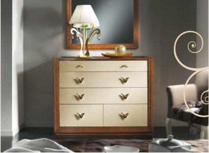 Chest of drawers Mirror Garnirur Console Chests of drawers Wood Cabinets Console Italy Set 2pcs.