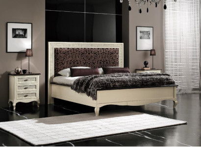 Double bed Solid wood Bedroom Beds Design Bed Furniture Vaccari cav giovanni