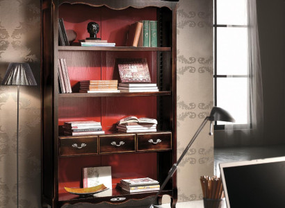 Bookshelf Display case showcase cabinet Classic r Wardrobe Bookcase Wood new