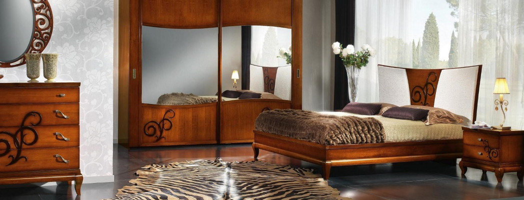 Luxury set 3 pieces. Bedroom Bed Bedside table Beds Double Wood Bed frame new