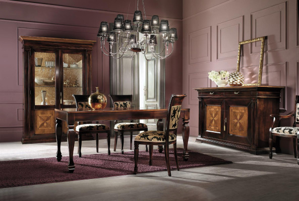 Solid wood sideboard Living room sideboard sideboard Vaccari cav giovanni showcases