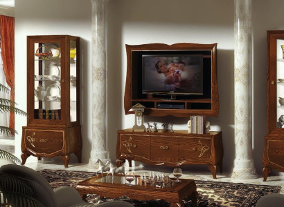 TV cabinet Set Living room Display case tv Modern Wood Furniture Wardrobe Style Group Italian