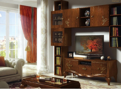 Classic Group TV-cabinet Set Living room Display case tv Modern Wood Furniture Wardrobe Style
