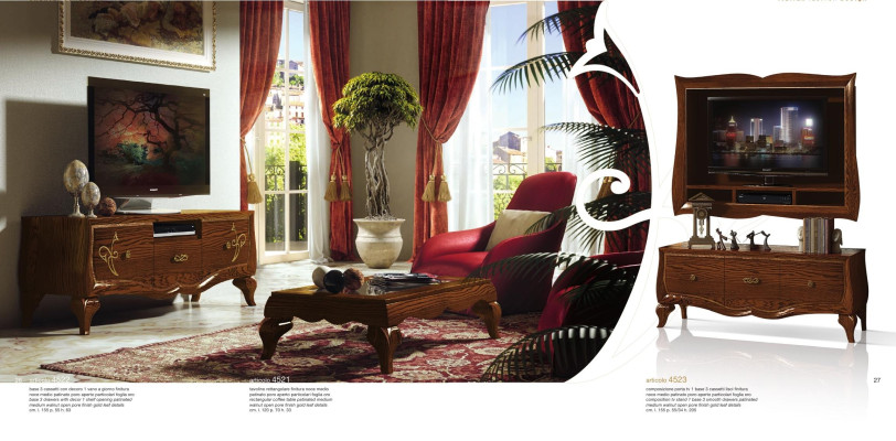 Lowboard TV-cabinet Wardrobe Sideboard Wardrobe tv Wood Classic Chest of drawers Design new