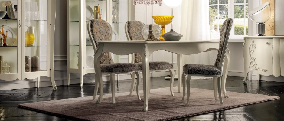 Suite Table Dining set 5 pcs. Tables Suite Dining table 4 x Chair Set Group