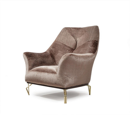 Armchair Design Living room Upholstery Wood Upholstery Modern Luxury brown new