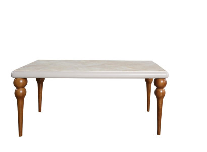 Marble optic Dining table Dining room Tables Furniture Kitchen Dining tables Tables 180x94cm