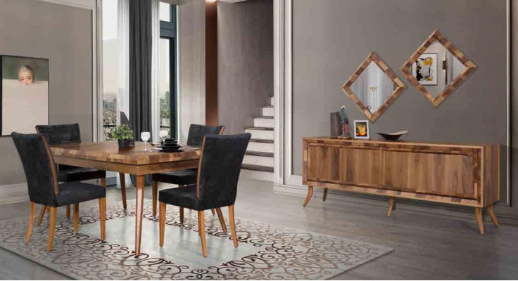 Sideboard Chest of drawers Sideboard Sideboards Wardrobe Chests of drawers Brown Luxury xxl 200cm new