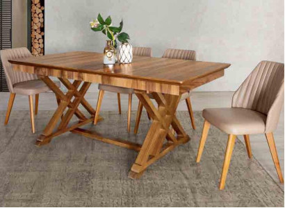 Dining room Dining table Table Furniture Furnishings Tables Italian Style Furniture Wood