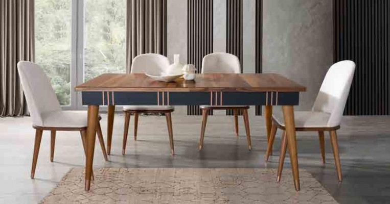 Table Dining table Wood Tables Stil Furniture Italian Luxury 160 x 90 wooden tables