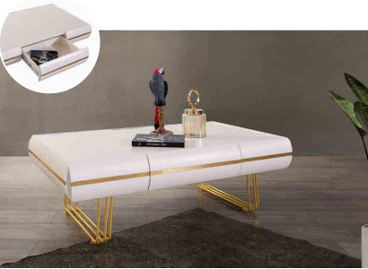 Coffee table Table Side table Living room Side table Modern Tables White gold