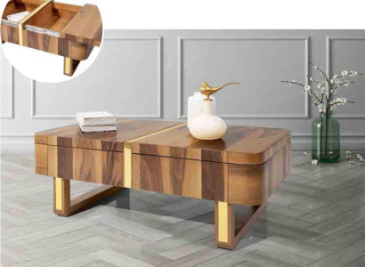 Living room Wood Tables Side Luxury Style Table Coffee table Side table