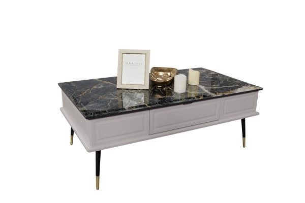 Living room Coffee table Stone effect Table Side table Sofa Tables Living room
