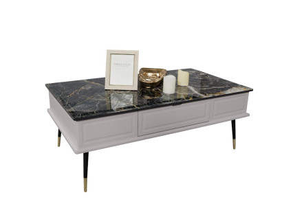 Living room Coffee table Stone effect Table Side table Sofa Tables Living room