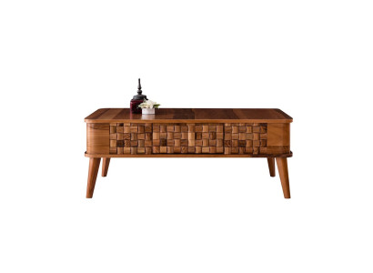 Design Coffee table Tables Rectangular Wood Living room Table Modern Furniture Luxury