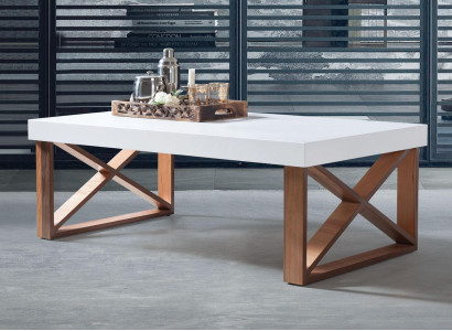 Coffee table Coffee table Living room White Luxury Coffee tables Design wooden tables