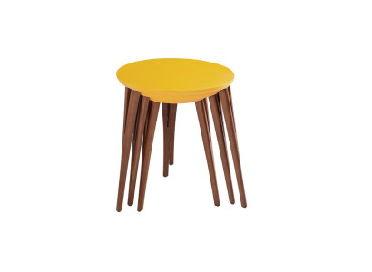 Wooden tables Side tables Flower stand set Side table Table Coffee table 3 pieces.