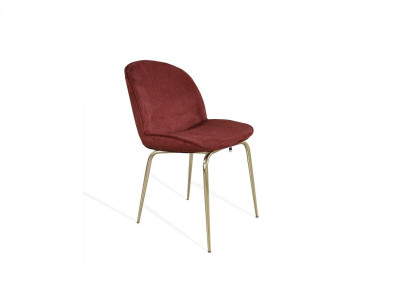 Dining room Armchair Red Gold Metal Dining room Furniture Chairs Living room Chair new